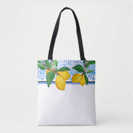Bolsa de acuarela de hoja de limón | Cítrico Amalf