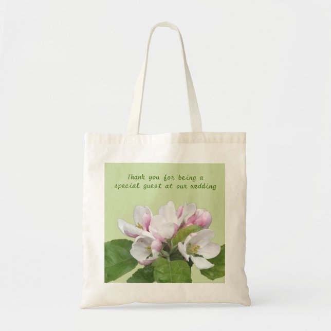 Bolsa de agradecimiento de flor de manzano (Frente)