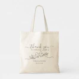 Bolsa de agradecimiento para la boda