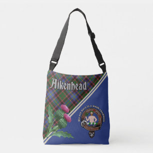 Bolsa de Aikenhead Clan Badge & Tartan Crossbody B