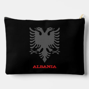 Bolsa de Albania, escudo de armas albanés/bandera