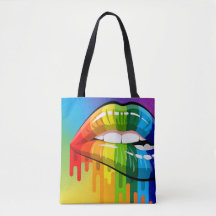 Bolsa de aleta arco iris
