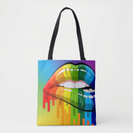 Bolsa de aleta arco iris