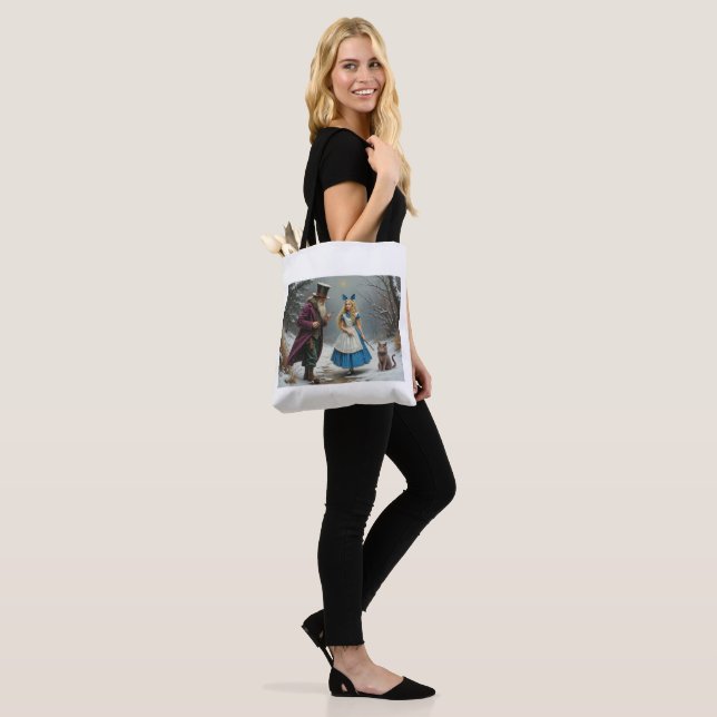 Bolsa de aleta blanca de Winter Alice (Puesto)