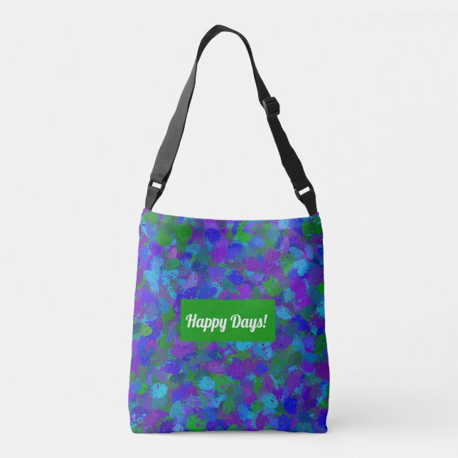 Bolsa de aleta color pavo real (Reverso)
