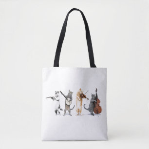 Bolsa de aleta de amante del gato reversible