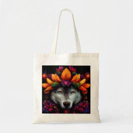 Bolsa de aleta de animal salvaje con flores