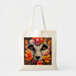 Bolsa de aleta de animal salvaje con flores