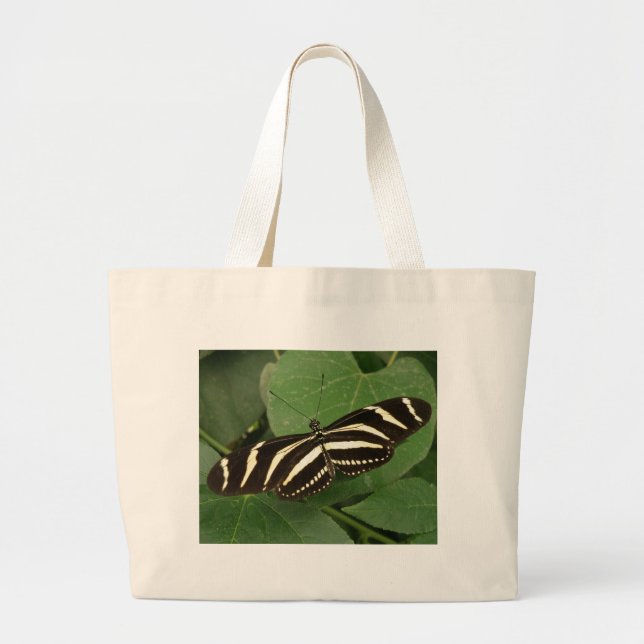 Bolsa de aleta de la mariposa de la cebra de larga (Frente)