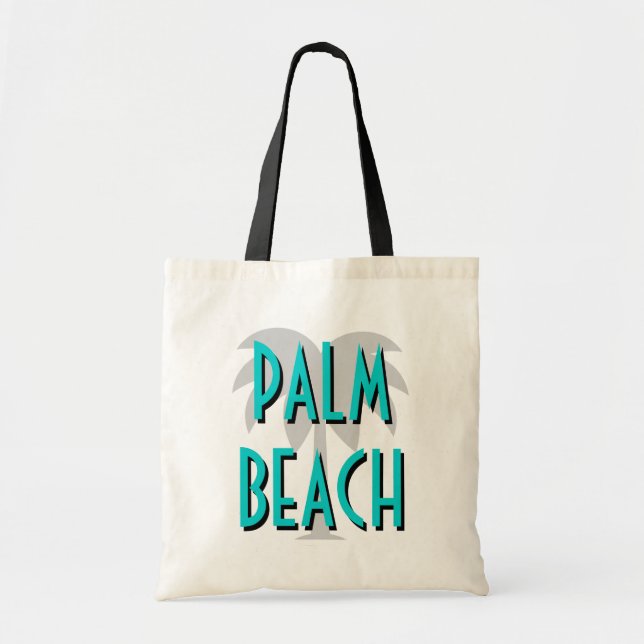 Bolsa de aleta de Palm Beach | Estilo Art Decó (Frente)