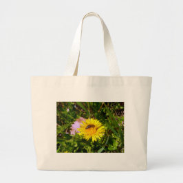Bolsa de aleta grande de abeja y diente de león