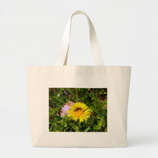 Bolsa de aleta grande de abeja y diente de león
