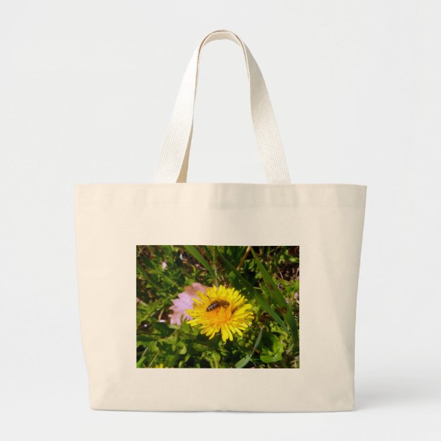 Bolsa de aleta grande de abeja y diente de león (Frente)