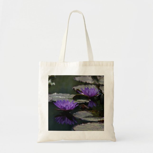 Bolsa de aleta morada de Lotus Waterlily (Frente)