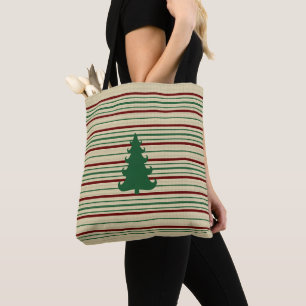 Bolsa de aleta rayada de árbol de Navidad