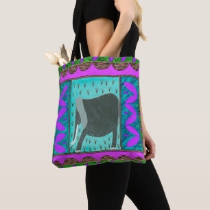 Bolsa de aleta violeta de elefante keniano