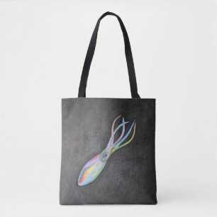 Bolsa de aletas con calamar arco iris