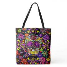 Bolsa de aletas con cráneo de azúcar