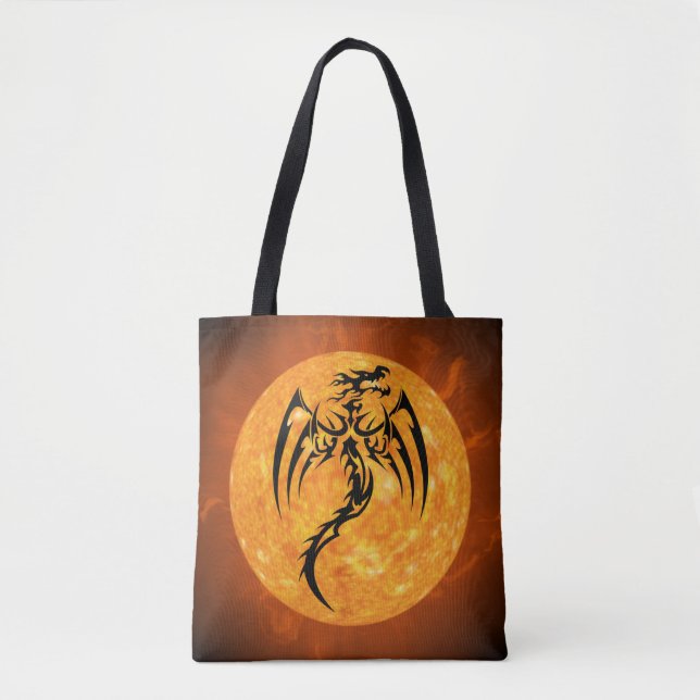 bolsa de aletas del dragón de fuego (Anverso)