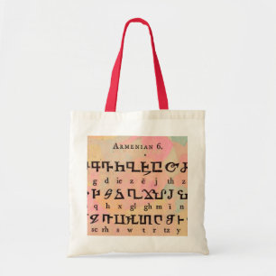 Bolsa de alfabetos armenio