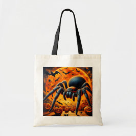 Bolsa de algodón económica de Halloween de araña e