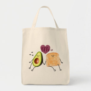 Bolsa de algodón orgánico de aguacate