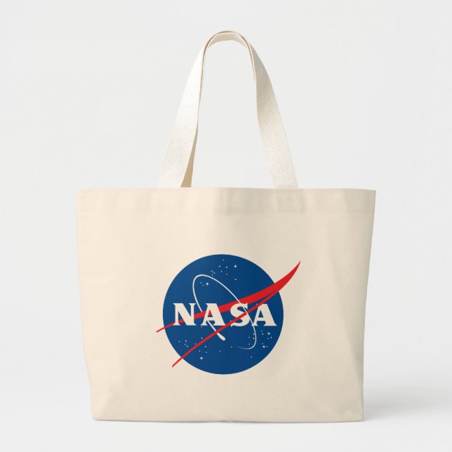 Bolsa de algodón XL de la NASA (Pluto Cream) (Frente)