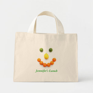 Bolsa de almuerzo para sonreír frutas