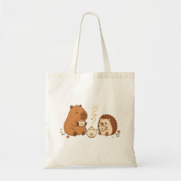 Bolsa de amigos de té de capibara erizo lindo