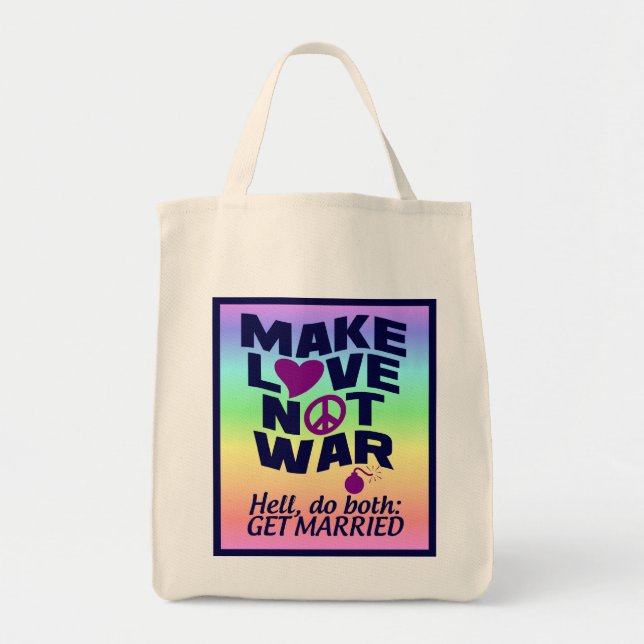 Bolsa de amor no guerra (Frente)