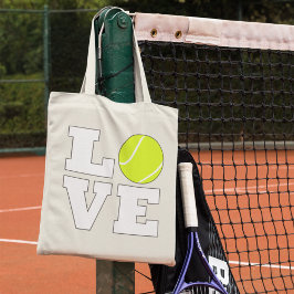 Bolsa de amor para el tenis y los aficionados