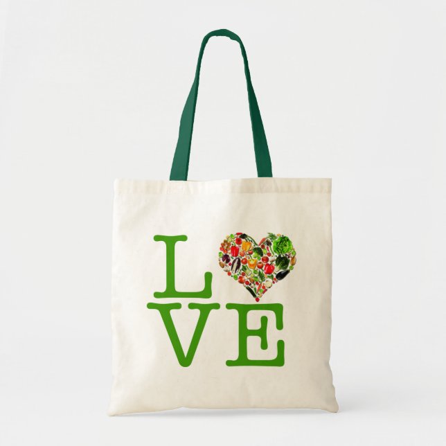 Bolsa de amor vegana saludable (Frente)