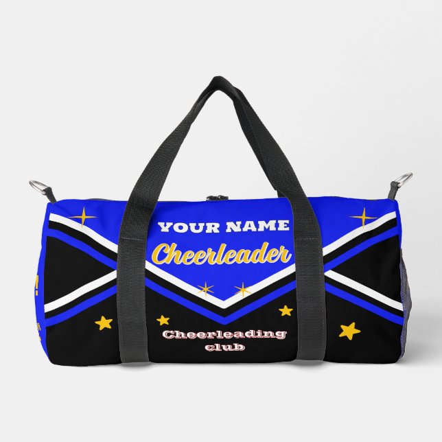 bolsa de animadora, personalizar azul, blanco y ne (Anverso)