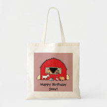 Bolsa de animal de granja personalizada para niños