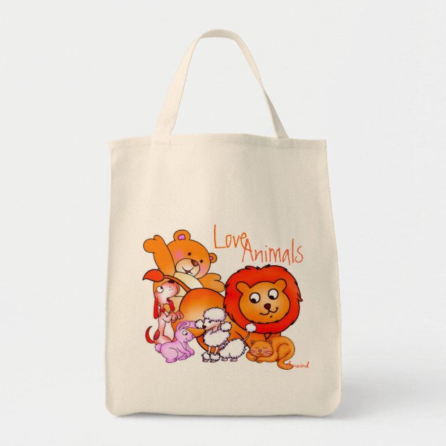 Bolsa de animales de amor (Frente)