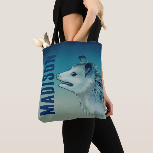 Bolsa de Ansiedad de Zarigüeya Feralcore Azul Hela (Detalle)