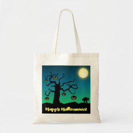 Bolsa de árbol de calabaza espeluznante de Hallowe
