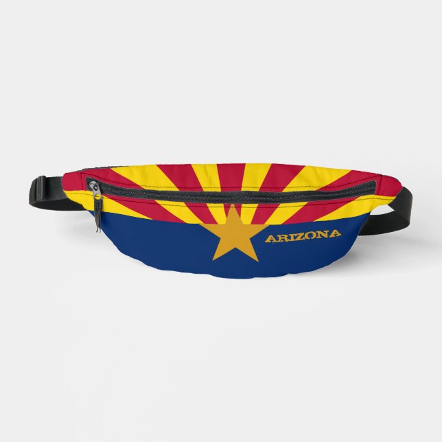 Bolsa de Arizona, patriotas, bandera de Arizona (Anverso)