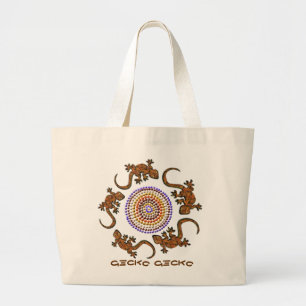 Bolsa de arte de Gecko Circle Animal para los aman