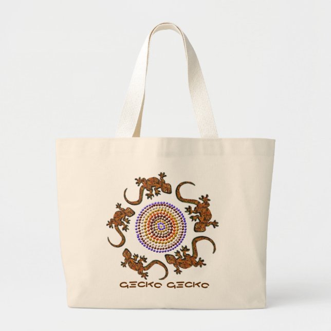 Bolsa de arte de Gecko Circle Animal para los aman (Frente)