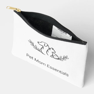 Bolsa de arte de línea minimalista de perro y gato