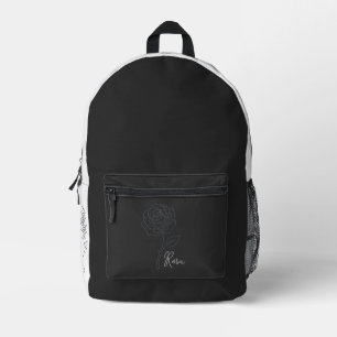 Bolsa de Arte de Línea Minimalista Rosa