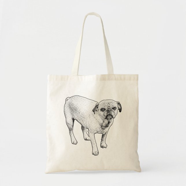 Bolsa De Arte De Perro Con Lunares Para Salidas Di (Frente)