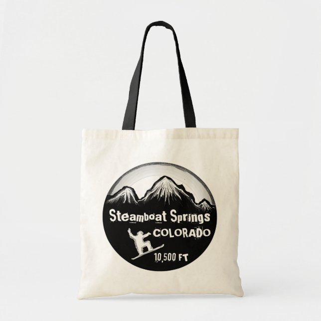 Bolsa de arte de snowboard Springs Colorado (Frente)