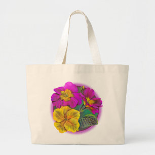 Bolsa de arte fino amarilla y violeta de la primic