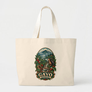 Bolsa de arte vintage de café de montaña Gayo de I