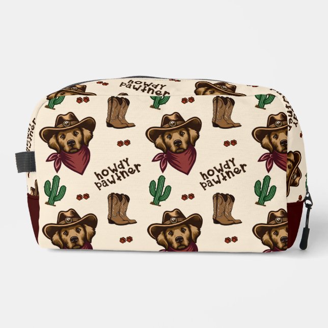 Bolsa de artículos de aseo de Howdy Pawtner (Anverso)