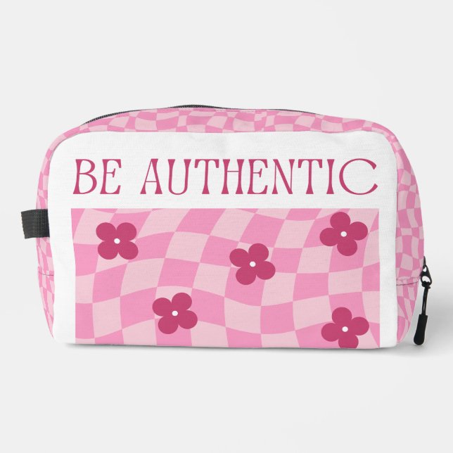 Bolsa de artículos de aseo de Moda rosa - Jugadora (Anverso)