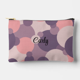 Bolsa de artículos de aseo de moléculas violeta y