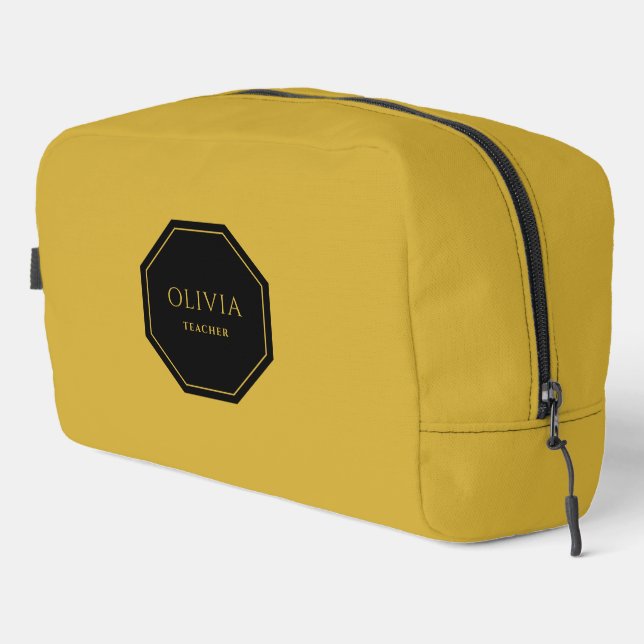 Bolsa de artículos de aseo de viajes con su nombre (Esquina derecha)